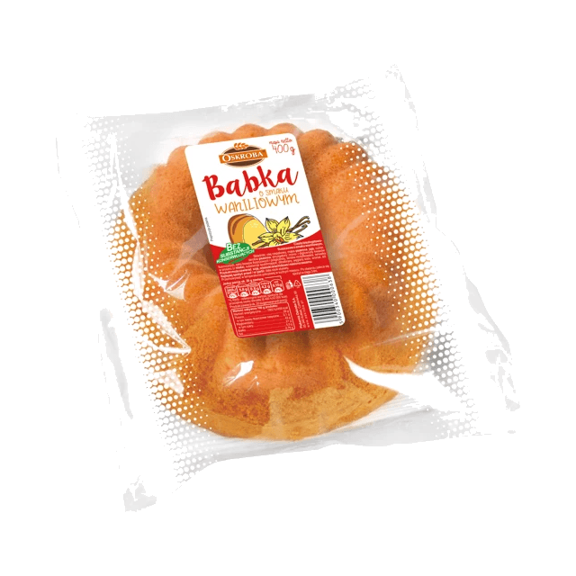OSKROBA BABKA WANILIOWA OKRĄGŁA 400G