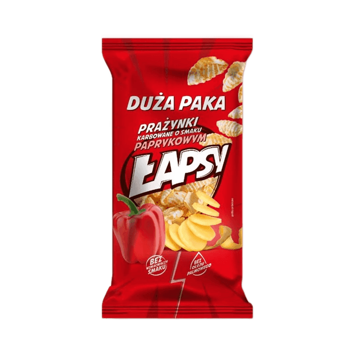 TBM ŁAPSY PRAŻYNKI PAPRYKOWE 110G