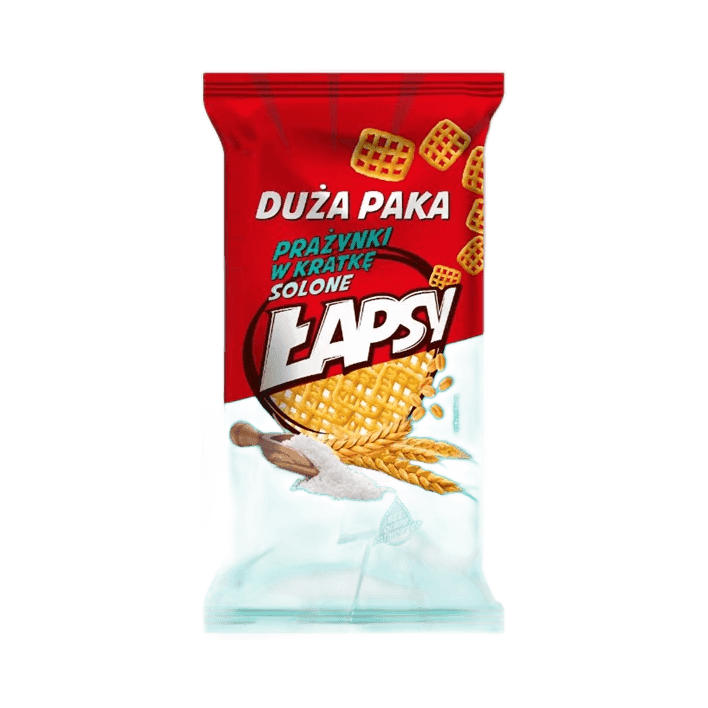 TBM ŁAPSY PRAŻ.W KRATKĘ SOLONE 110G