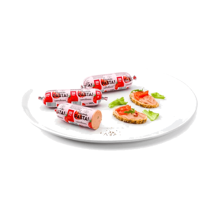 JBB PASTA Z SZYNKĄ I POMIDORAMI 140G