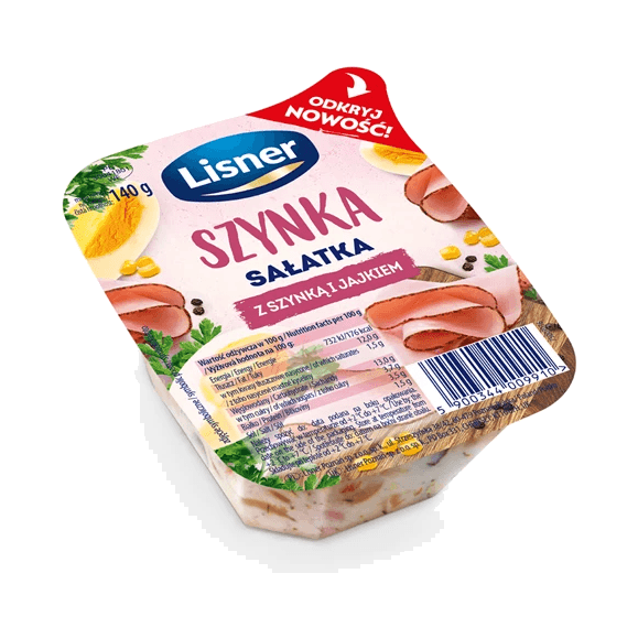 LISNER SAŁATKA Z SZYNKĄ I JAJKIEM 14