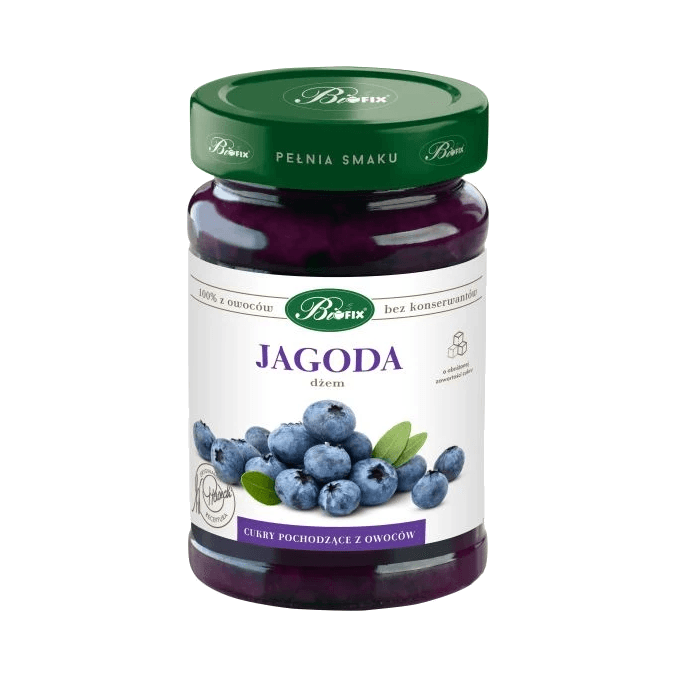 BIFIX DŻEM JAGODOWY 100% OWOCE 290G
