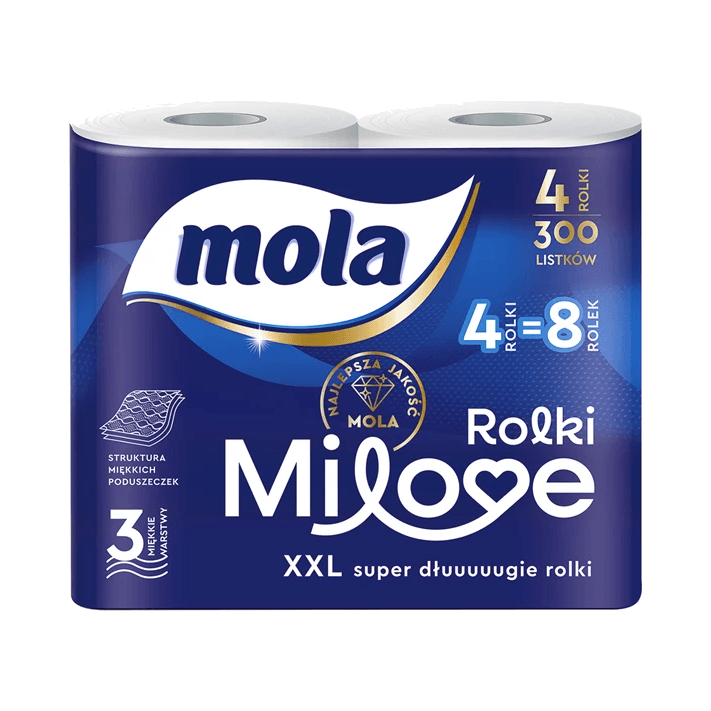 MOLA MILOVE PAPIER TOALETOWY A'4SZT