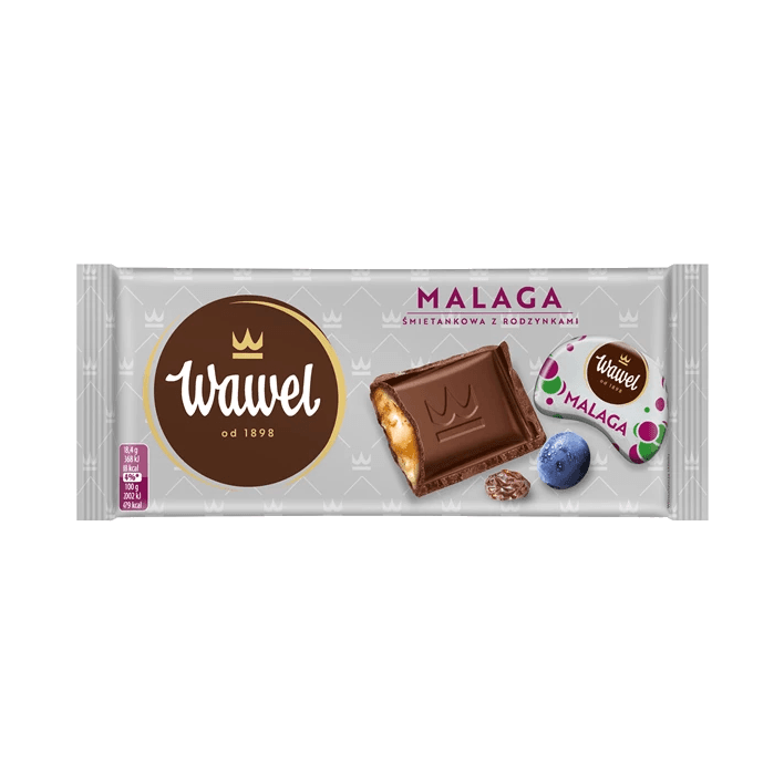 WAWEL CZEKOLADA MALAGA 92G