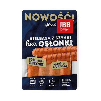 JBB KIEŁBASA Z SZYNKI BEZ OSŁ.OK.0,7