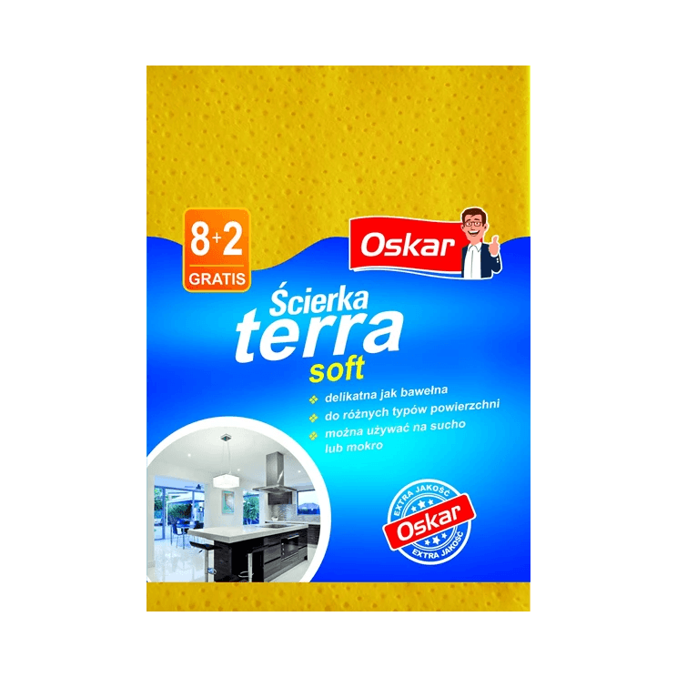 OSKAR ŚCIERKA TERRA SOFT 8+2 GRATIS