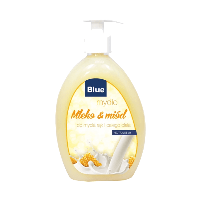 BLUE MYDŁO W PŁYNIE Z DOZOW.MLEKO&MI