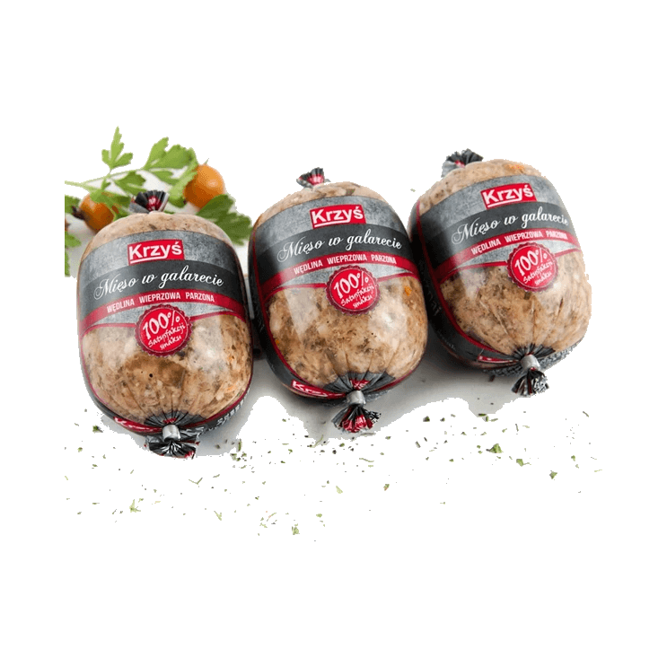 KRZYŚ MIĘSO W GALARECIE 250G