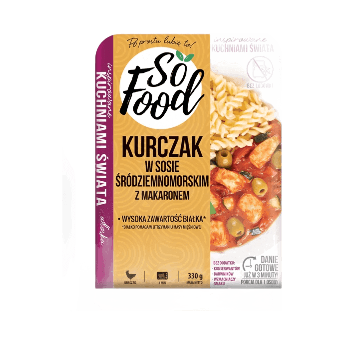 SO FOOD DANIE KURCZAK ŚRÓDZIEMNOM330