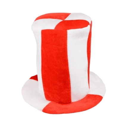 CZAPKA CYLINDER "BIAŁO-CZERWONI"