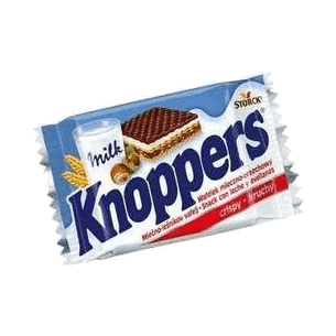 KNOPPERS WAFELEK MLECZNO ORZECH 25G