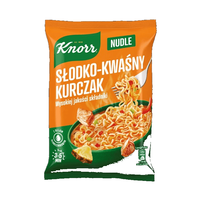 KNORR NUDLE SŁODKO-KWAŚNY KURCZAK 65