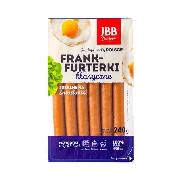 JBB FRANKFURTERKI KLASYCZNE 240G