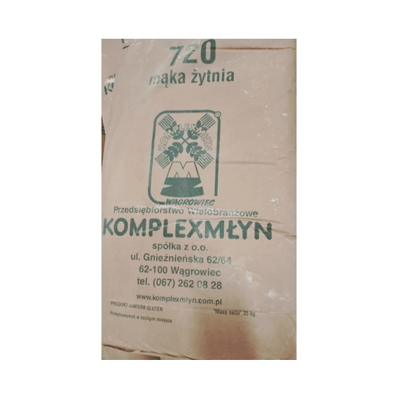 PIEKARNIA KOMPLEXMŁYN MĄKA ŻYTNIA 72