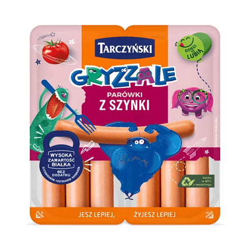 TARCZYŃSKI GRYZZALE PARÓWKI Z SZYNKI