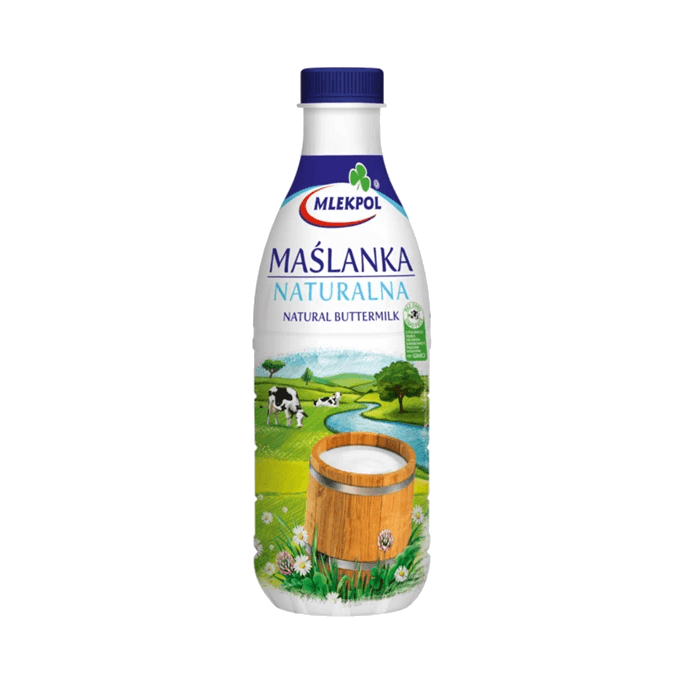 MLEKPOL MAŚLANKA NATURALNA BUTELK 1L