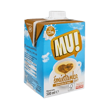 SIERADZ ŚMIETANA UHT MU 500ML 12%