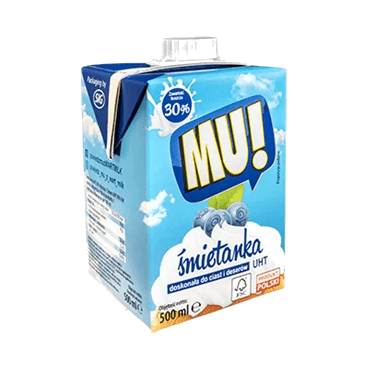 SIERADZ ŚMIETANA UHT MU 500ML 30%