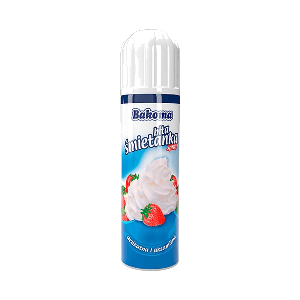 BAKOMA BITA ŚMIETANA SPRAY 250G