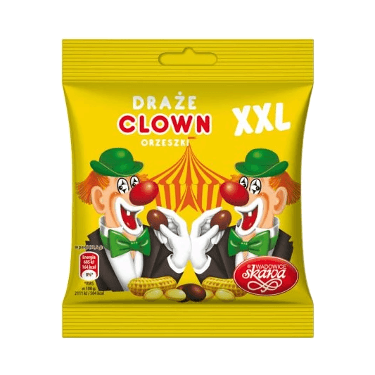 SKAWA DRAŻE ORZESZKI CLOWN XXL 130G