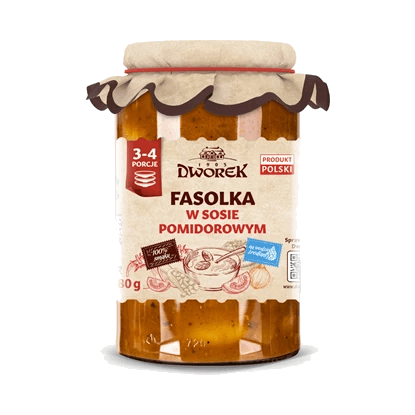 DWOREK FASOLA W SOSIE POMIDOROWYM 6