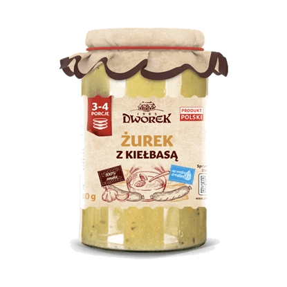DWOREK ŻUREK Z KIEŁBASĄ 680G