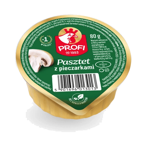 PROFI PASZTET DROBIOWY PIECZARKA 80G