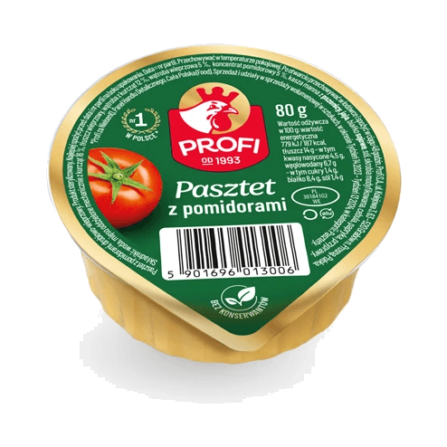 PROFI PASZTET DROBIOWY POMIDOROW 80G