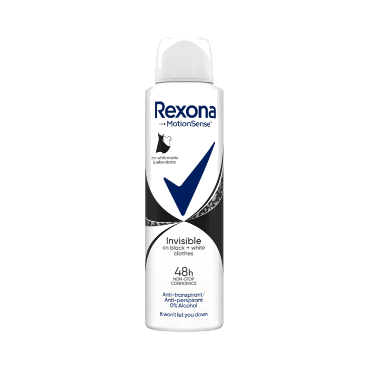 REXONA DEO WOMEN BLACK & WHITE 150ML