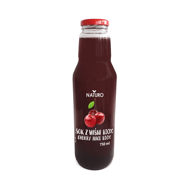 POLBIOECO SOK Z WIŚNI 100% 750ML