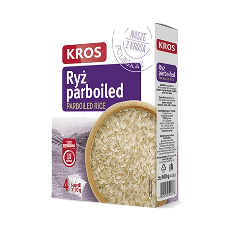 KROS RYŻ PARBOILED 4X100G