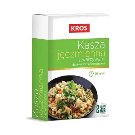 KROS KASZA JĘCZMIENNA Z WARZ.2*125G