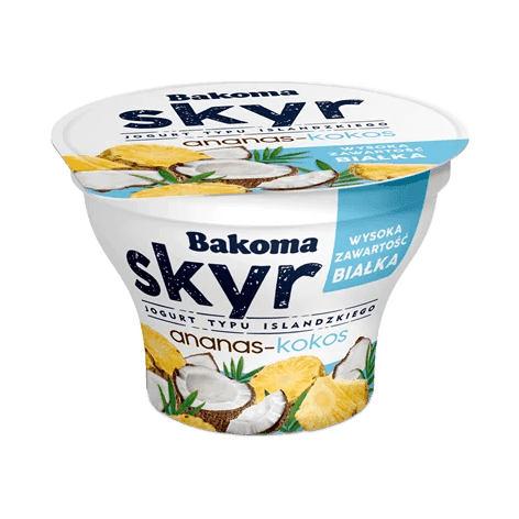 BAKOMA JOGURT SKYR KUBEK ANANAS/KOKO