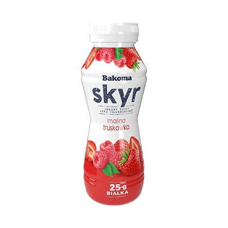 BAKOMA JOGURT PITNY SKYR MALINA-TRUS
