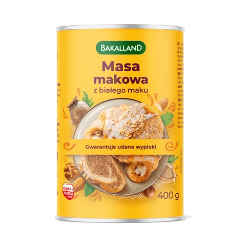 BAKALLAND MASA MAKOWA BIAŁA 400G