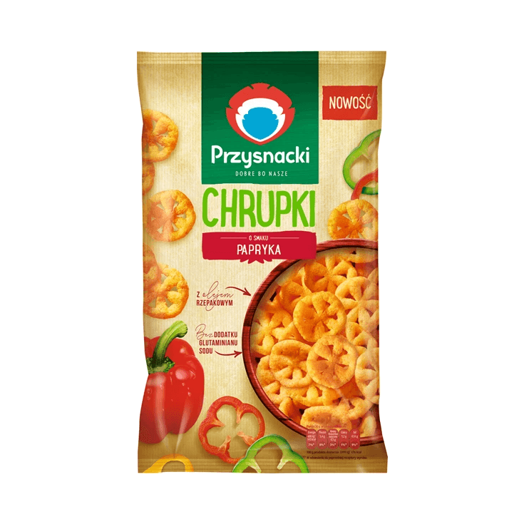 PRZYSNACKI CHRUPKI PAPRYKA 120G
