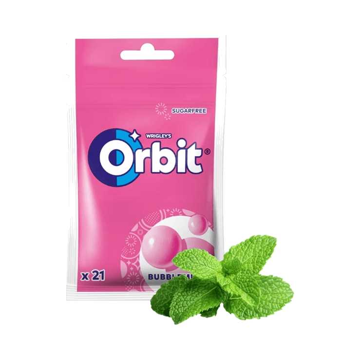 ORBIT GUMA BUBBLEMINT TOREBKA 21 SZT
