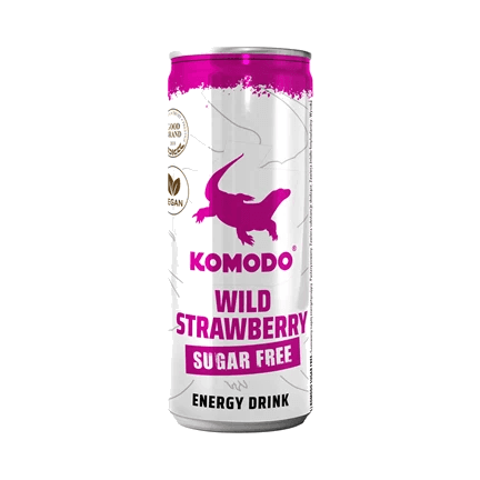 KOMODO ENERGY WILD STRAWBERRY WITHOU