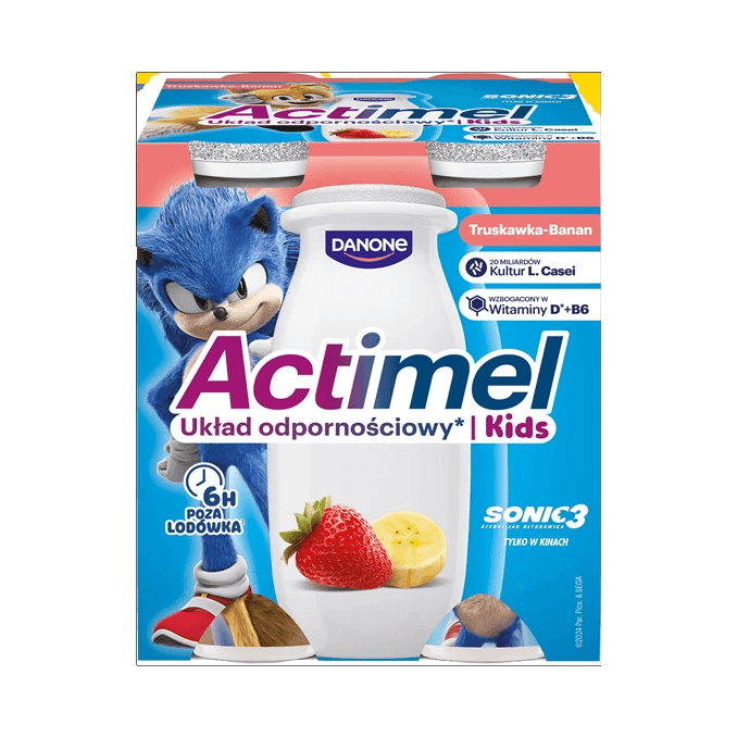 DANONE ACTIMEL ACTIKIDS TR BAN 4X100