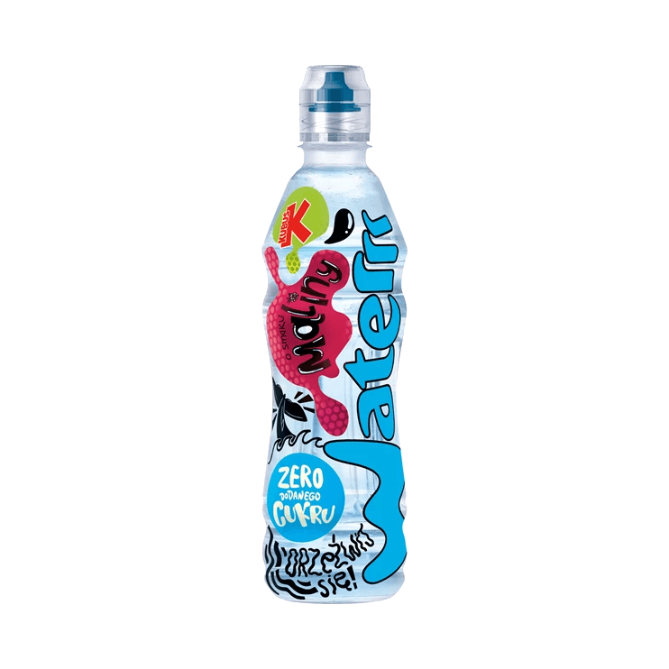 KUBUŚ WATERRR + SOK MALINA 500ML