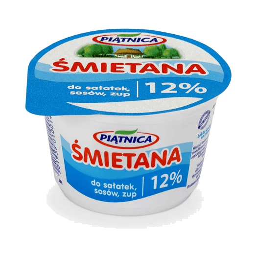 PIĄTNICA ŚMIETANA 12% 200G