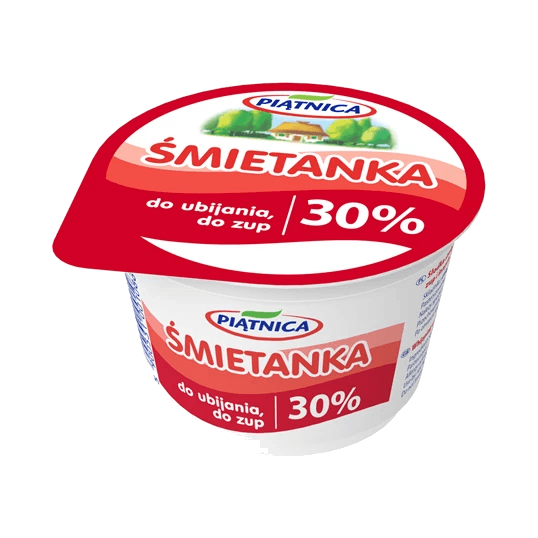 PIĄTNICA ŚMIETANA 30% 200G