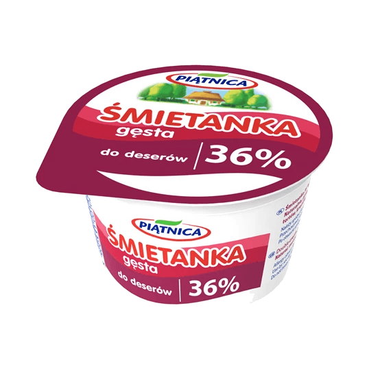 PIĄTNICA ŚMIETANA 36% 200G
