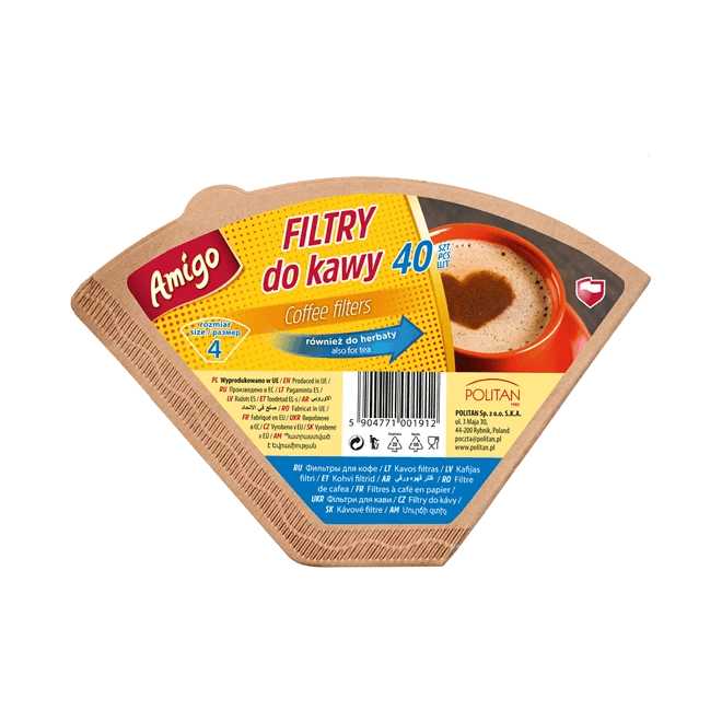 FILTRY DO KAWY 4 /40SZT.