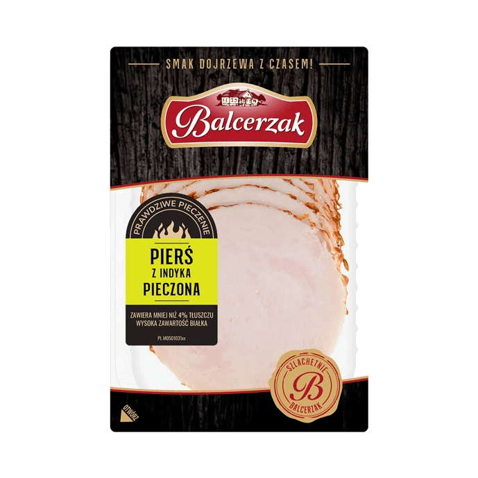 BALCERZAK PIERŚ Z INDYKA PIECZO.100G