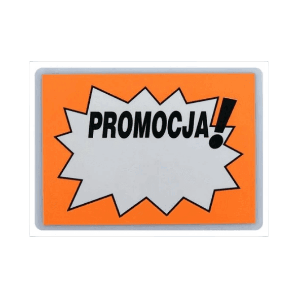 ŻŻ ETYKIETY LAMINOWANE CZERW PROM