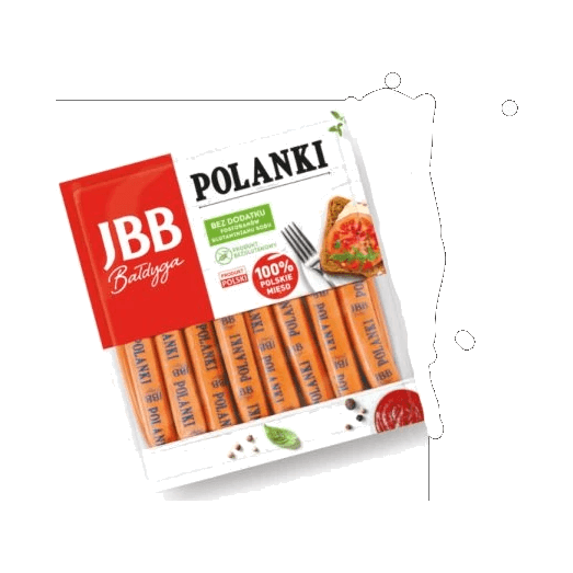 JBB PARÓWKI POLANKI OK.0,8KG
