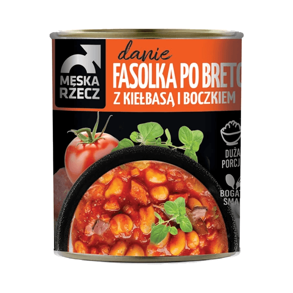 MĘSKA RZECZ FASOLKA KIEŁ BOCZ  830G