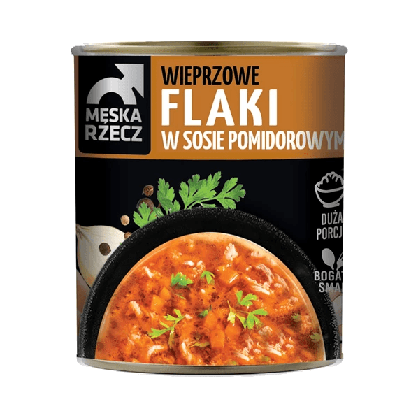 MĘSKA RZECZ FLAKI W S.POMIDOR 820G
