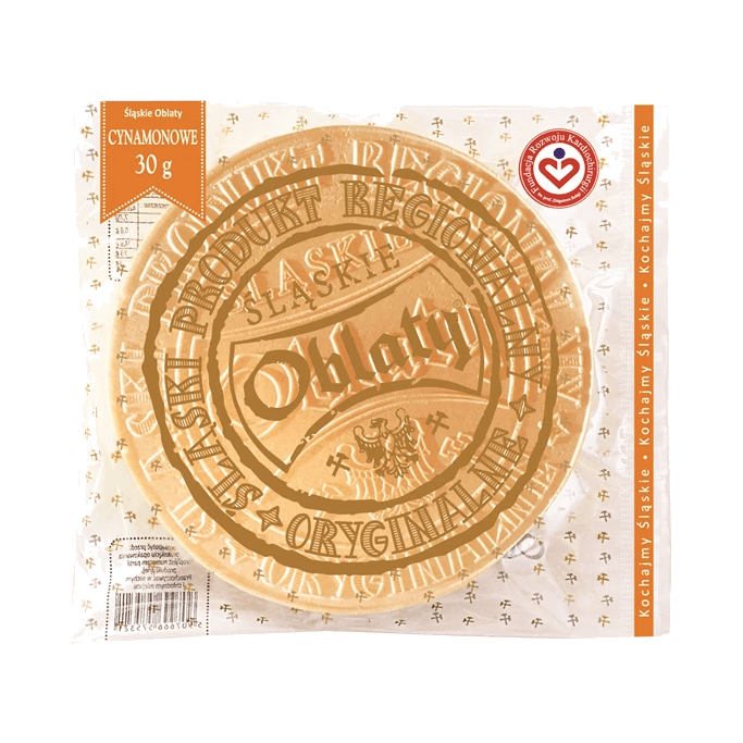 OBLATY ŚLĄSKIE OBLATY CYNAMONOWE 30G